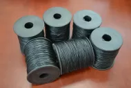 Waxed Cord 1 mm BLACK